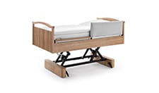 Acolchado de barandilla lateral para protecciones laterales partidas 10 con lengüeta de seguridad, versión cerrada