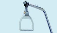 Manilla del trapecio incorporador: regulable mediante retractor