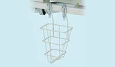 Soporte para botella de orina con dos ganchos 