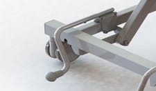 Distanciador de cabecero a pared, telescópico, sólo para sentida 5-le y 6-le